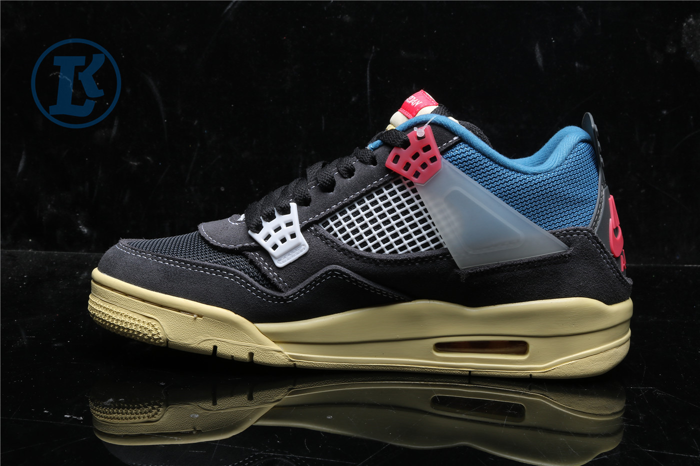 Jordan 4 Retro Union Off Noir （Big Size )
